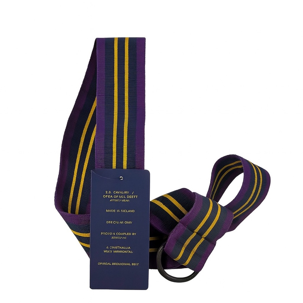 Polo by Ralph Lauren Kids' Belt in Purple and Yellow